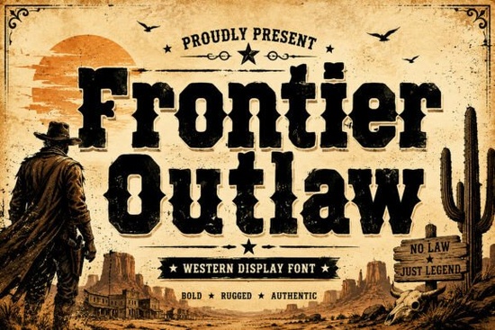 Frontier Outlaw Font